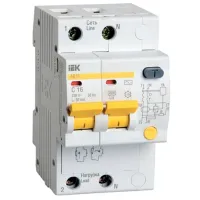 Întrerupătoare diferențiale IEK MAD10-2-016-B-030 16 A/ 220 V - 230 V