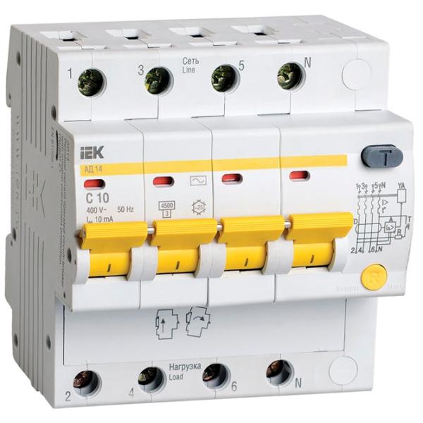Întrerupătoare diferențiale IEK MAD10-4-010-C-010 10 A/ 400 V photo 1 Întrerupătoare diferențiale IEK MAD10-4-010-C-010 10 A/ 400 V photo 1