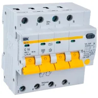 Întrerupătoare diferențiale IEK MAD10-4-016-C-030 16 A/ 400 V