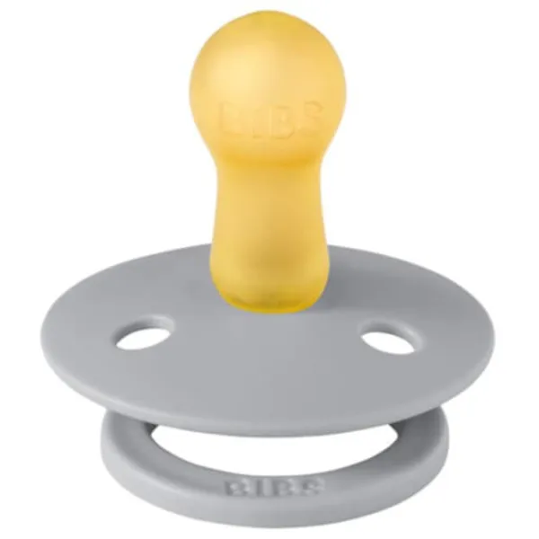 Suzetă cu tetina rotundă Bibs Colour 200223C Unisex/ 6 luni -/ Latex/ Cloud Grey photo 2 Suzetă cu tetina rotundă Bibs Colour 200223C Unisex/ 6 luni -/ Latex/ Cloud Grey photo 2