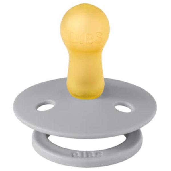 Suzetă cu tetina rotundă Bibs Colour 200223C Unisex/ 6 luni -/ Latex/ Cloud Grey photo 2 Suzetă cu tetina rotundă Bibs Colour 200223C Unisex/ 6 luni -/ Latex/ Cloud Grey photo 2