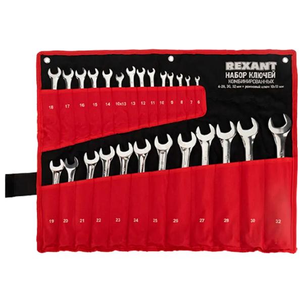Set de chei combinate Rexant 12-5848 Cantitatea în set: 26 buc. photo 1 Set de chei combinate Rexant 12-5848 Cantitatea în set: 26 buc. photo 1
