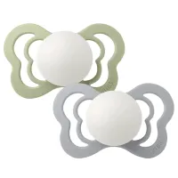 Соска ортодонтическая Bibs Couture 1700318 Унисекс/ 0 месяцев - 6 месяцев/ Силикон/ Разноцветный