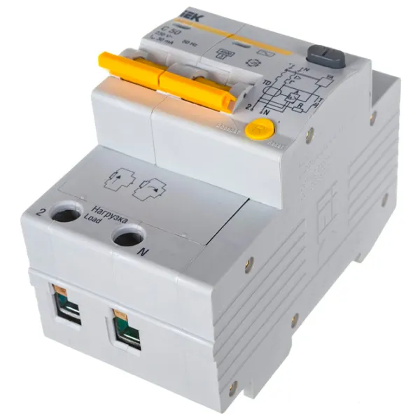 Дифференциальные автоматы IEK MAD10-2-032-C-100 32 A/ 220 В photo 3