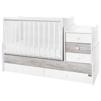 Pat pentru copii Lorelli BED MAXI PLUS NEW 0 luni - 14 ani/ White