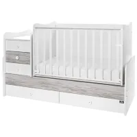 Детская кровать Lorelli BED MAXI PLUS NEW 0 месяцев - 14 лет/ White photo 4