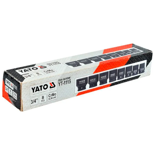 Set duze tubulare Yato YT1115 Cantitatea în set: 8 buc. photo 4 Set duze tubulare Yato YT1115 Cantitatea în set: 8 buc. photo 4