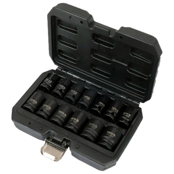 Набор головок торцевых Yato YT10251 Количество в наборе: 13 шт. photo 1