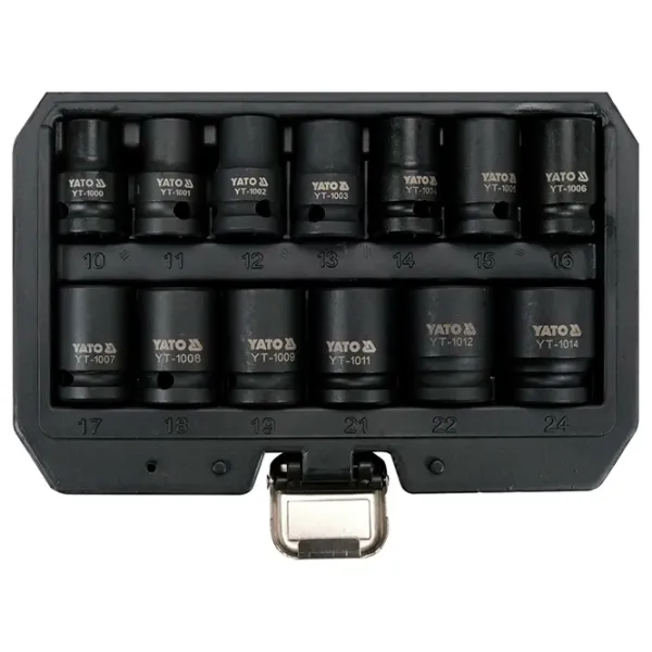 Набор головок торцевых Yato YT10251 Количество в наборе: 13 шт. photo 2