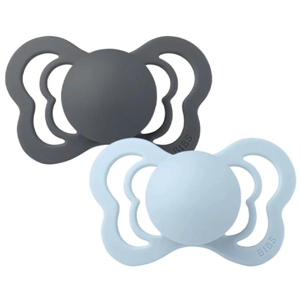 Suzetă cu tetina ortodontică Bibs Couture 1700313 Unisex/ 0 luni - 6 luni/ Silicon/ Multicolor photo 1