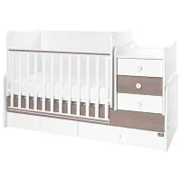 Детская кровать Lorelli BED MAXI PLUS NEW 0 месяцев - 14 лет/ White photo 3