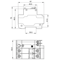 Întrerupătoare diferențiale IEK MAD10-2-040-C-100 40 A/ 220 V - 230 V photo 6