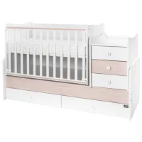 Детская кровать Lorelli BED MAXI PLUS NEW 0 месяцев - 14 лет/ White photo 2