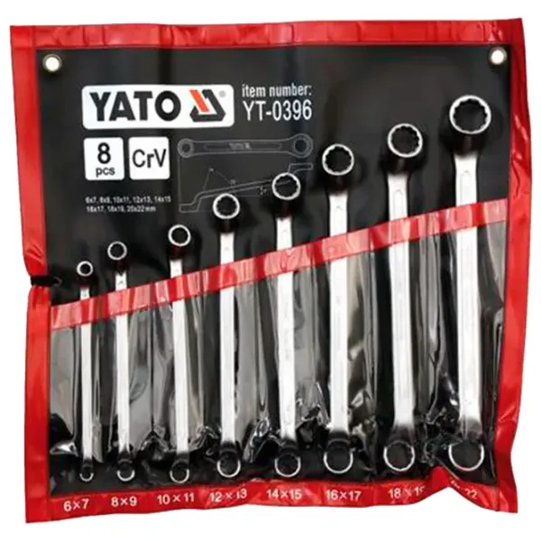 Set chei inelare Yato YT0396 Cantitatea în set: 8 buc. photo 1 Set chei inelare Yato YT0396 Cantitatea în set: 8 buc. photo 1