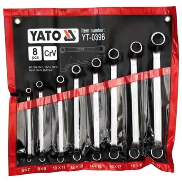Set chei inelare Yato YT0396 Cantitatea în set: 8 buc. photo 1 Set chei inelare Yato YT0396 Cantitatea în set: 8 buc. photo 1