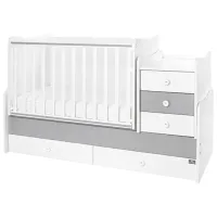 Pat pentru copii Lorelli BED MAXI PLUS NEW 0 luni - 14 ani/ White