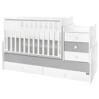 Детская кровать Lorelli BED MAXI PLUS NEW 0 месяцев - 14 лет/ White photo 2