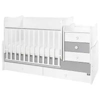 Детская кровать Lorelli BED MAXI PLUS NEW 0 месяцев - 14 лет/ White photo 3
