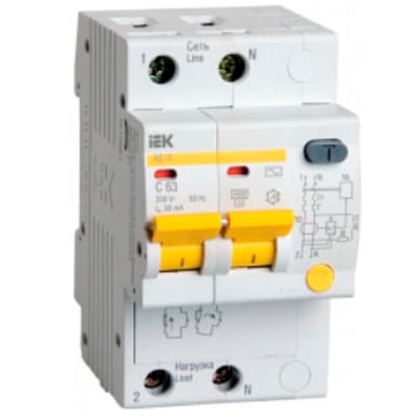 Дифференциальные автоматы IEK MAD10-2-063-C-030 63 A/ 220 В - 230 В photo 1 Дифференциальные автоматы IEK MAD10-2-063-C-030 63 A/ 220 В - 230 В photo 1