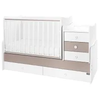 Pat pentru copii Lorelli BED MAXI PLUS NEW 0 luni - 14 ani/ White