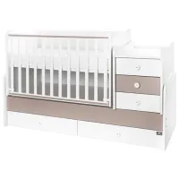 Детская кровать Lorelli BED MAXI PLUS NEW 0 месяцев - 14 лет/ White photo 2