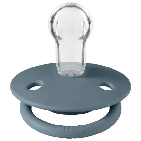 Соска круглая Bibs De lux 1010260C Унисекс/ 0 месяцев - 3 года/ Силикон/ Blue photo 2 Соска круглая Bibs De lux 1010260C Унисекс/ 0 месяцев - 3 года/ Силикон/ Blue photo 2