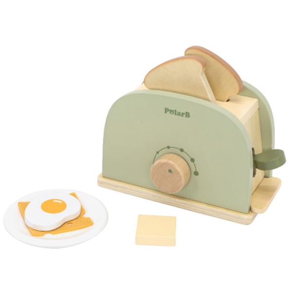 Ролевые игры VIGA Wooden playset Breakfast with toaster 3+/ Кухня photo 2