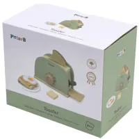 Joc de rol VIGA Wooden playset Breakfast with toaster 3+ / Bucătărie photo 3