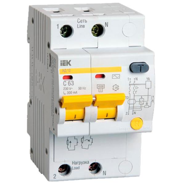 Întrerupătoare diferențiale IEK MAD10-2-063-C-300 63 A/ 220 V - 230 V photo 1 Întrerupătoare diferențiale IEK MAD10-2-063-C-300 63 A/ 220 V - 230 V photo 1