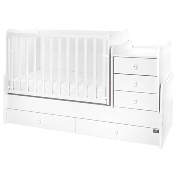 Pat pentru copii Lorelli BED MAXI PLUS NEW 0 luni - 14 ani/ White photo 1