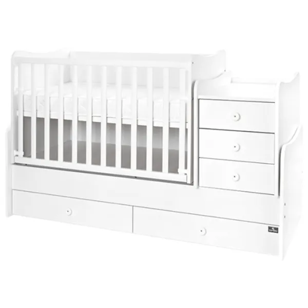 Pat pentru copii Lorelli BED MAXI PLUS NEW 0 luni - 14 ani/ White photo 2