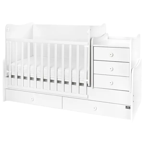 Pat pentru copii Lorelli BED MAXI PLUS NEW 0 luni - 14 ani/ White photo 3