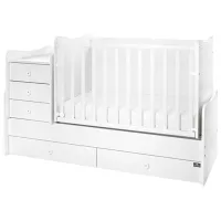 Детская кровать Lorelli BED MAXI PLUS NEW 0 месяцев - 14 лет/ White photo 4
