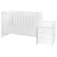 Детская кровать Lorelli BED MAXI PLUS NEW 0 месяцев - 14 лет/ White photo 5