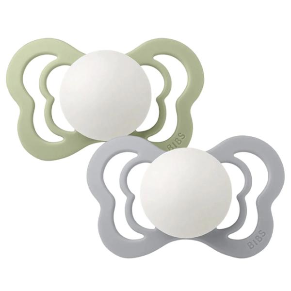 Suzetă cu tetina ortodontică Bibs Glow 160356 Unisex/ 0 luni - 6 luni/ Silicon/ Multicolor photo 1
