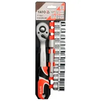 Набор ключей с трещоткой Yato YT38821  Количество в наборе: 12 шт