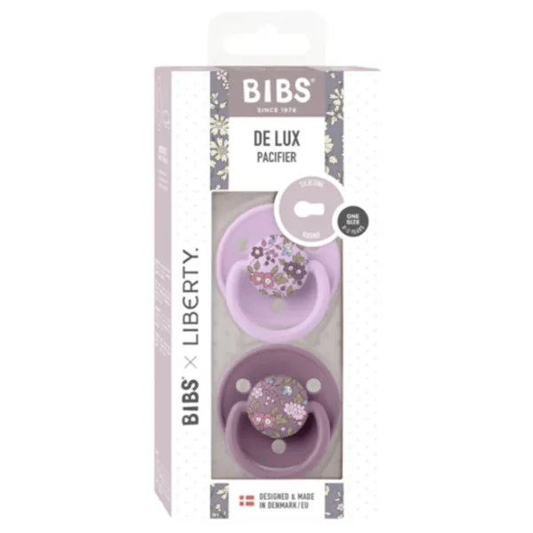 Соска круглая Bibs De lux 15012101 Для девочек/ 0 месяцев - 36 месяцев/ Силикон/ Пурпурный photo 3