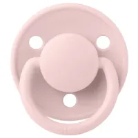 Соска круглая Bibs De lux 1010277C Для девочек/ 0 месяцев - 3 года/ Силикон/ Pink