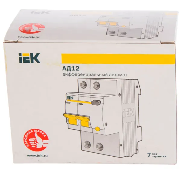 Întrerupătoare diferențiale IEK MAD10-2-025-C-030 25 A/ 220 V - 230 V photo 6