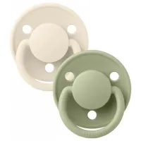 Suzetă cu tetina rotundă Bibs De lux 150223 Unisex/ 0 luni - 36 luni/ Silicon/ Multicolor