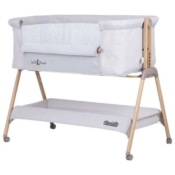 Детская кровать Chipolino Sweet Dreams 0 месяцев - 3 года/ Gray photo 2 Детская кровать Chipolino Sweet Dreams 0 месяцев - 3 года/ Gray photo 2