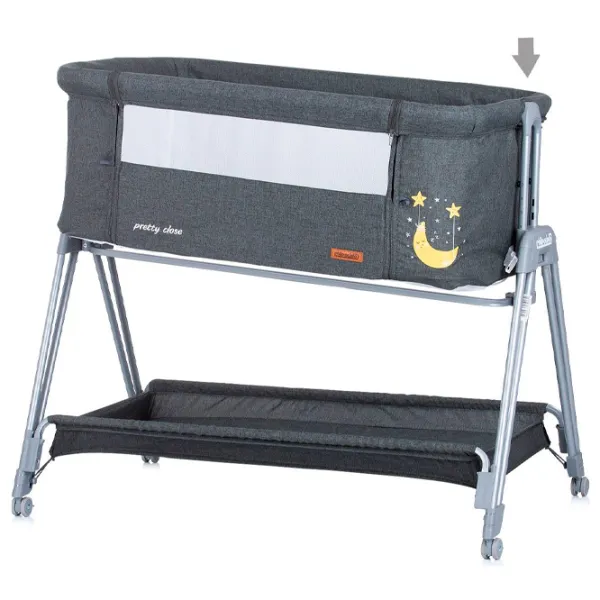 Детская кровать Chipolino Pretty Close 0 месяцев - 3 года/ Black photo 4 Детская кровать Chipolino Pretty Close 0 месяцев - 3 года/ Black photo 4