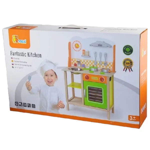 Ролевые игры VIGA kitchen with accessories 3+/ Кухня photo 2