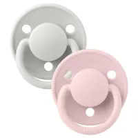 Suzetă cu tetina rotundă Bibs De lux 150229 Unisex/ 0 luni - 36 luni/ Silicon/ Multicolor photo 2
