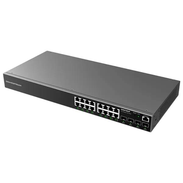 Коммутатор Grandstream GWN7802P Black photo 2