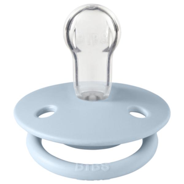 Suzetă cu tetina rotundă Bibs De lux 1010231C Unisex/ 0 luni - 3 ani/ Silicon/ Blue photo 2 Suzetă cu tetina rotundă Bibs De lux 1010231C Unisex/ 0 luni - 3 ani/ Silicon/ Blue photo 2