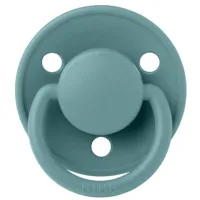 Соска круглая Bibs De lux 1010261C Унисекс/ 0 месяцев - 3 года/ Силикон/ Морской Зелёной