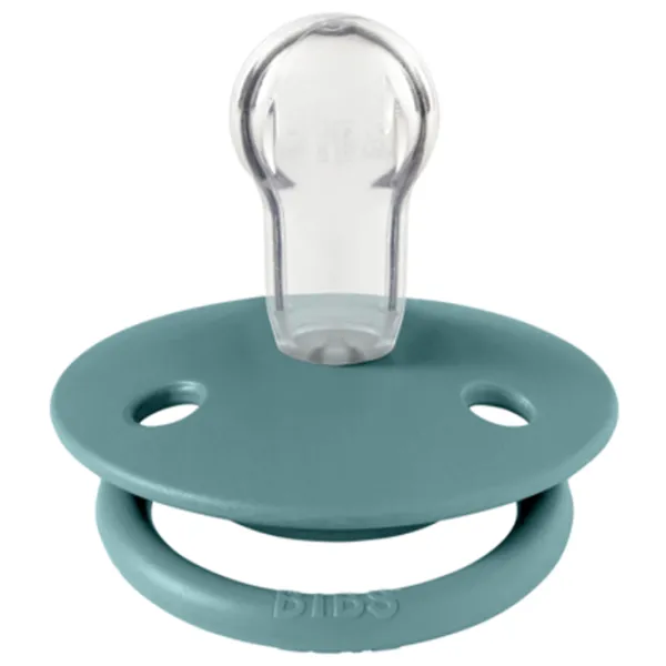 Соска круглая Bibs De lux 1010261C Унисекс/ 0 месяцев - 3 года/ Силикон/ Морской Зелёной photo 2