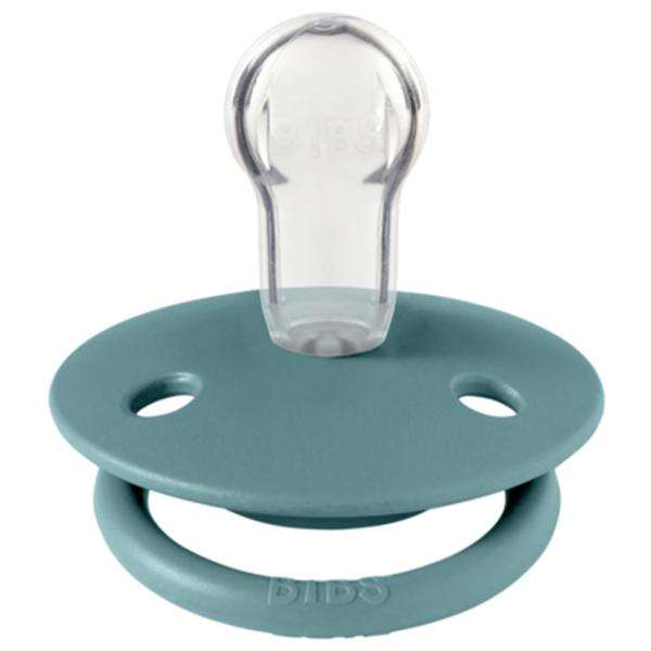 Соска круглая Bibs De lux 1010261C Унисекс/ 0 месяцев - 3 года/ Силикон/ Морской Зелёной photo 2