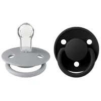 Suzetă cu tetina rotundă Bibs De lux 150218 Unisex/ 0 luni - 3 ani/ Silicon/ Multicolor